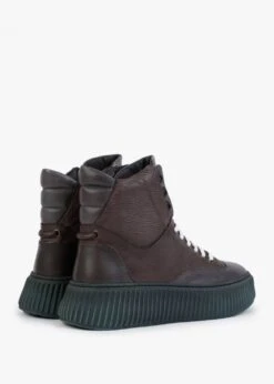 Green & Brown Leather Reptile Sporty Ankle Boots -Daniel Footwear Shop manas boot 16 p131388 198163 image