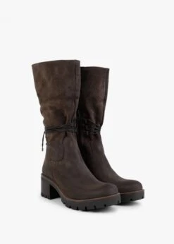Brown Leather Fold Over Cuffed Calf Boots -Daniel Footwear Shop manas boot 7 p131502 198221 image