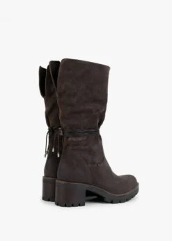 Brown Leather Fold Over Cuffed Calf Boots -Daniel Footwear Shop manas boot 7 p131502 198222 image