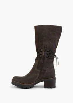 Brown Leather Fold Over Cuffed Calf Boots -Daniel Footwear Shop manas boot 7 p131502 198223 image
