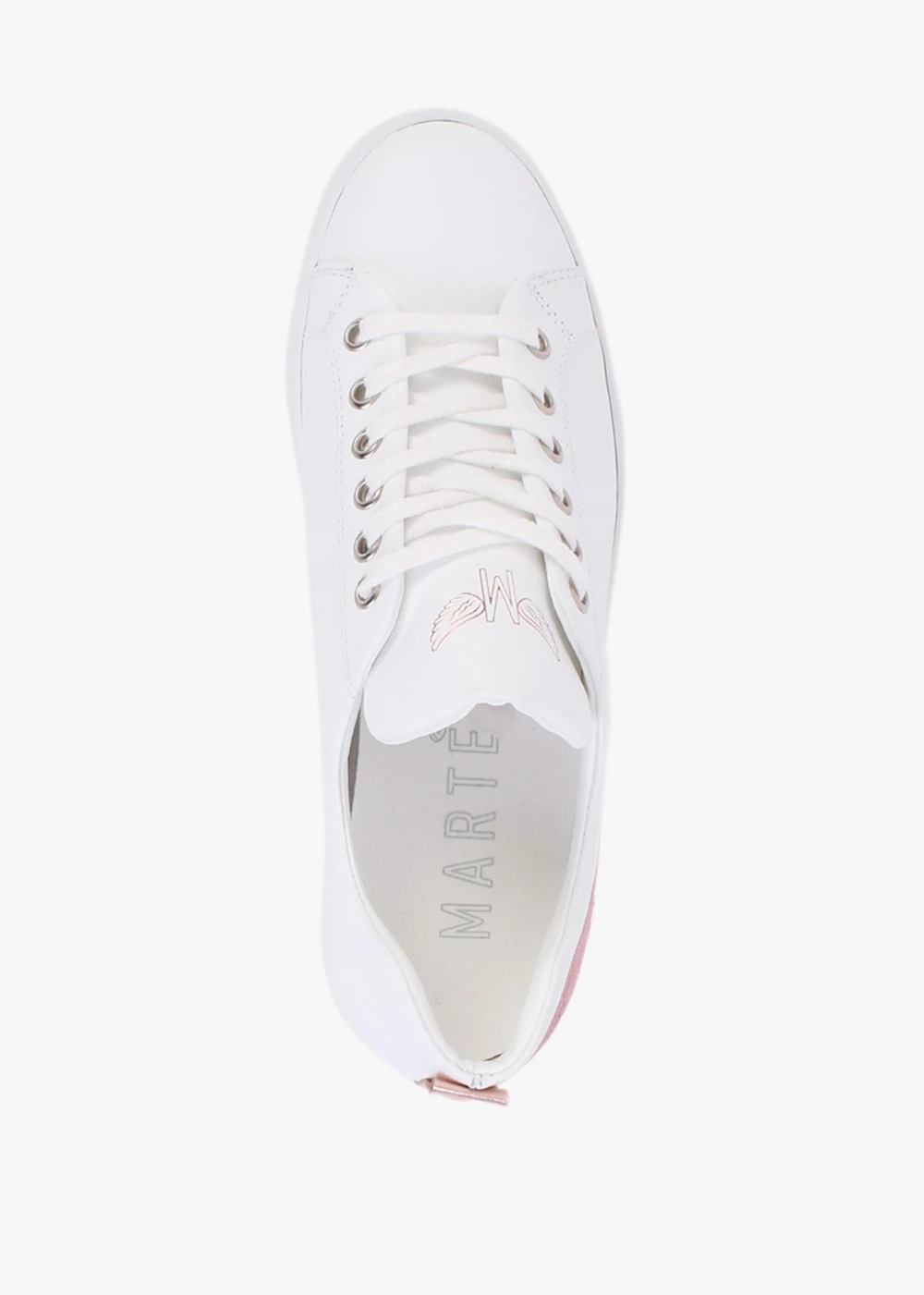 Angels Rise Pink Leather Flatform Trainers 5 Angels Rise Pink Leather Flatform Trainers - Image 5