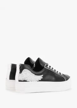 Angels II Black Leather Flatform Trainers -Daniel Footwear Shop marte angels sneak 2 p132619 199094 image