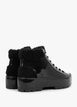 Melissa Fluffy Black High Top Trainers 7 Melissa Fluffy Black High Top Trainers -Daniel Footwear Shop mel fluffy sneaker p134445 197565 image