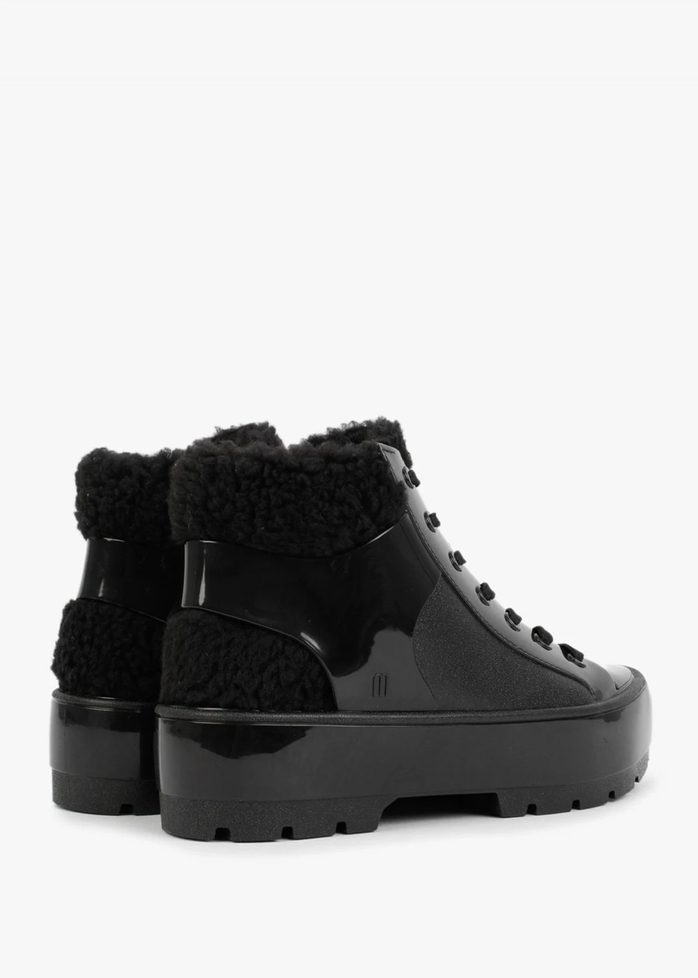 Melissa Fluffy Black High Top Trainers 3 Melissa Fluffy Black High Top Trainers - Image 3