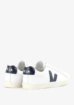 Veja Men’s Esplar Logo Leather White Black Trainers -Daniel Footwear Shop men s esplar logo leather white black trainers p142735 212009 image