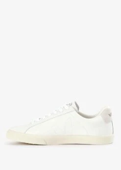 Veja Men’s Esplar Logo Leather White Trainers -Daniel Footwear Shop men s esplar logo leather white trainers p142736 212013 image