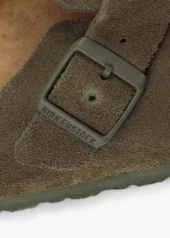 Birkenstock Men's Boston Suede Leather Thyme Clogs -Daniel Footwear Shop mens boston suede leather thyme clogs p139217 211434 image