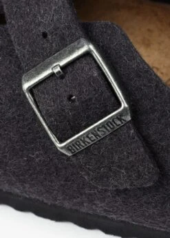 Birkenstock Men's Boston Wool Felt Anthracite Clogs -Daniel Footwear Shop mens boston wool felt anthracite clogs p139218 211439 image