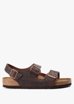 Birkenstock Men's Milano Habana Oiled Leather Sandals