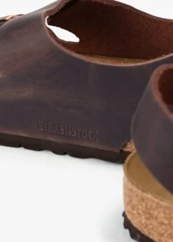 Birkenstock Men's Milano Habana Oiled Leather Sandals -Daniel Footwear Shop mens milano habana oiled leather sandals p139224 211461 image