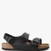 Birkenstock Men's Milano Natural Black Leather Sandals