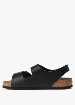 Birkenstock Men's Milano Natural Black Leather Sandals -Daniel Footwear Shop mens milano natural black leather sandals p139223 211455 image