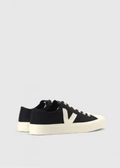 Veja Men's Wata II Low Black Pierre Canvas Trainers -Daniel Footwear Shop mens wata ii low black pierre canvas trainers p142567 203594 image