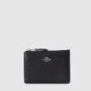 Coach Mini Skinny Black Leather ID Card Holder