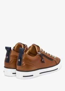 Brayleigh Tan Leather Trainers -Daniel Footwear Shop mip brayleigh p135954 196430 image