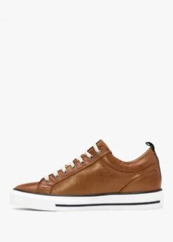 Brayleigh Tan Leather Trainers -Daniel Footwear Shop mip brayleigh p135954 196431 image