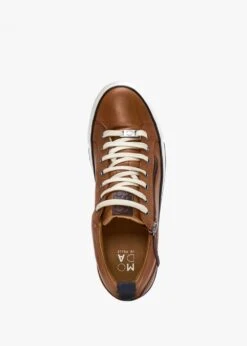 Brayleigh Tan Leather Trainers -Daniel Footwear Shop mip brayleigh p135954 196432 image