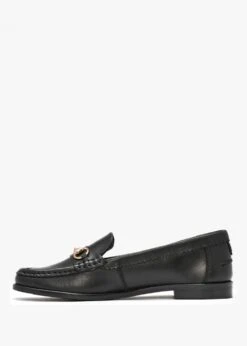 Fabina Black Leather Loafers -Daniel Footwear Shop mip fabina p135943 196381 image