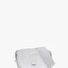 Marc Jacobs The Snapshot DTM Silver Leather Camera Bag