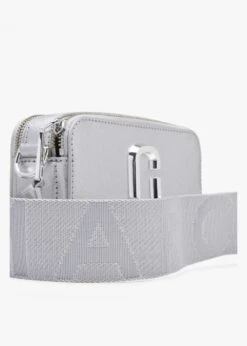 Marc Jacobs The Snapshot DTM Silver Leather Camera Bag -Daniel Footwear Shop mj dtm metallic snapshot p136021 200940 image