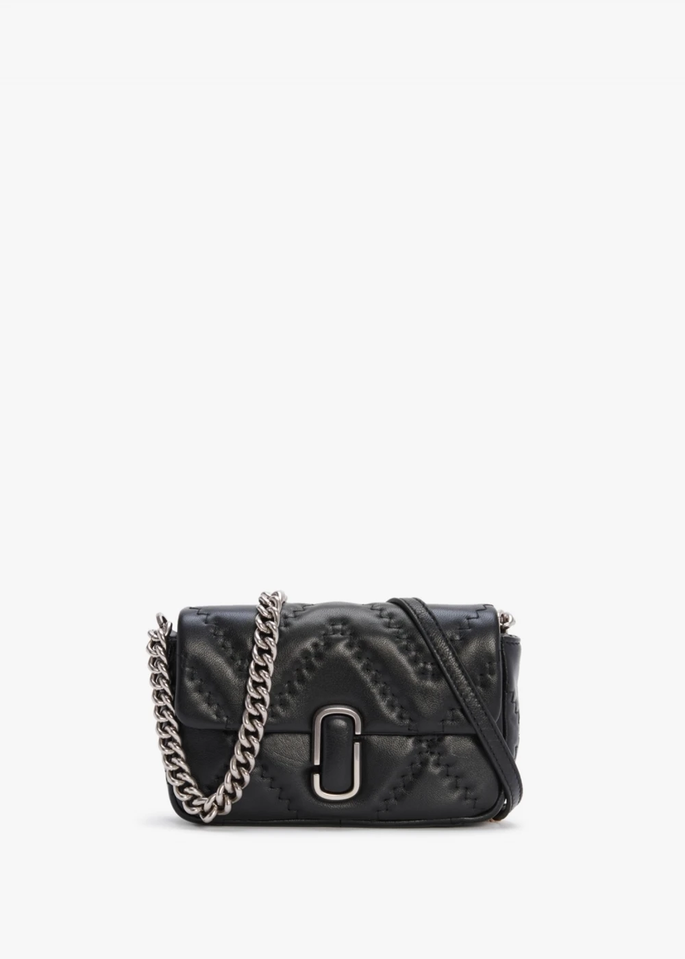 Marc Jacobs The Quilted Leather J Marc Mini Black Shoulder Bag 1 Marc Jacobs The Quilted Leather J Marc Mini Black Shoulder Bag