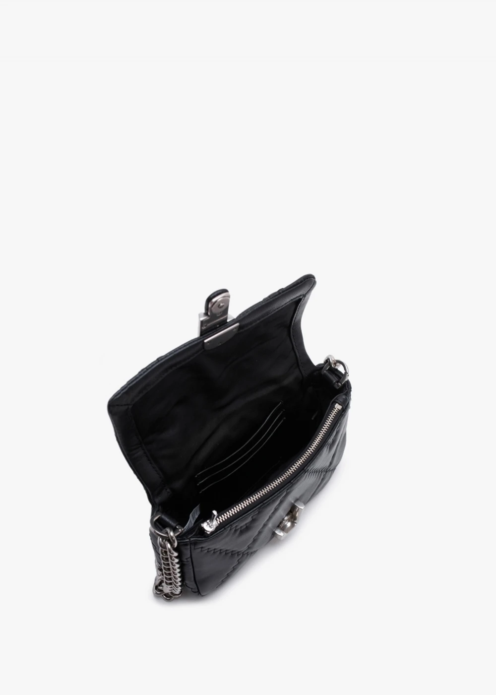 Marc Jacobs The Quilted Leather J Marc Mini Black Shoulder Bag 3 Marc Jacobs The Quilted Leather J Marc Mini Black Shoulder Bag - Image 3