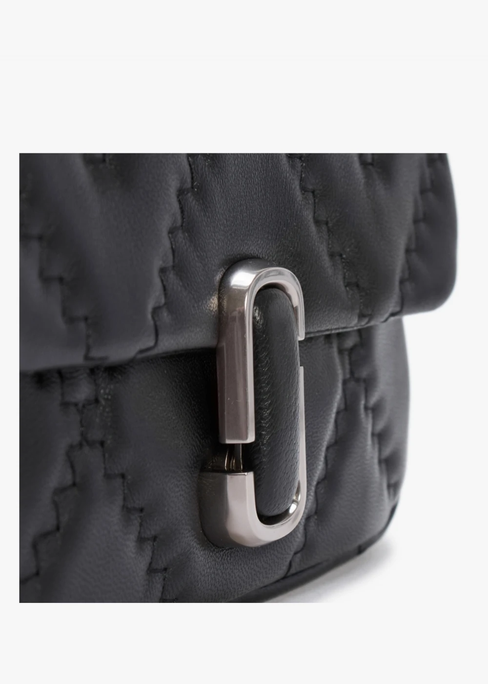 Marc Jacobs The Quilted Leather J Marc Mini Black Shoulder Bag 4 Marc Jacobs The Quilted Leather J Marc Mini Black Shoulder Bag - Image 4