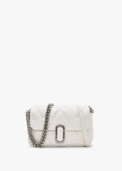 Marc Jacobs The Quilted Leather J Marc Mini Cotton Shoulder Bag