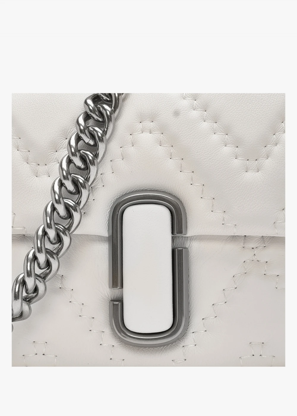 Marc Jacobs The Quilted Leather J Marc Cotton Shoulder Bag 4 Marc Jacobs The Quilted Leather J Marc Cotton Shoulder Bag - Image 4