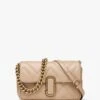 Marc Jacobs The Quilted Leather J Marc Camel Shoulder Bag
