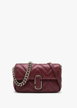 Marc Jacobs The Quilted Leather J Marc Cherry Shoulder Bag