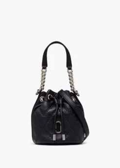 Marc Jacobs The Quilted Leather J Black Bucket Bag