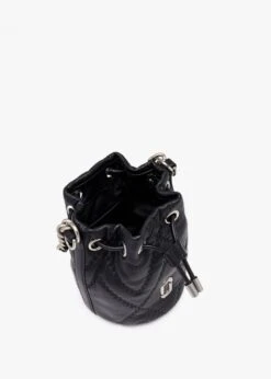 Marc Jacobs The Quilted Leather J Black Bucket Bag -Daniel Footwear Shop mj quilted leather bucket bag p136026 200961 image