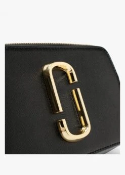 Marc Jacobs The Snapshot Logo Strap New Black Multi Leather Camera Bag -Daniel Footwear Shop mj snapshot strap bag p96313 201465 image