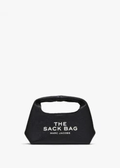 Marc Jacobs The Mini Black Leather Sack Bag