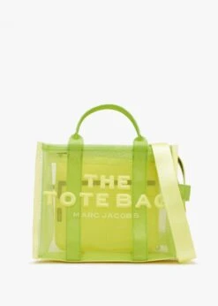 Marc Jacobs The Mesh Medium Bright Green Tote Bag