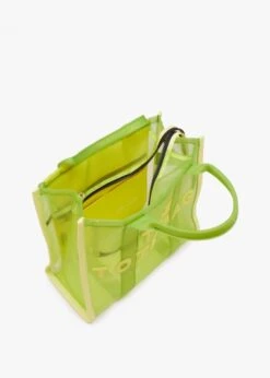 Marc Jacobs The Mesh Medium Bright Green Tote Bag -Daniel Footwear Shop mj the mesh medium tote p138486 201231 image