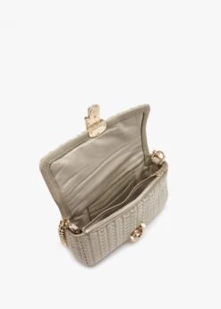 Marc Jacobs The Monogram Leather J Marc Mini Khaki Shoulder Bag -Daniel Footwear Shop mj the mini monogram leather j marc p135743 196120 image