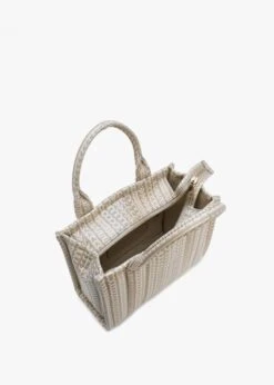 Marc Jacobs The Monogram Leather Mini Khaki Tote Bag -Daniel Footwear Shop mj the mini monogram leather tote p135745 196128 image