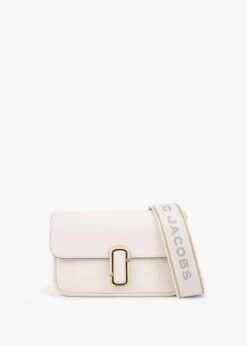 Marc Jacobs The J Marc Cloud White Leather Shoulder Bag