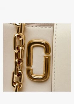 Marc Jacobs The Curve Cloud White Leather Shoulder Bag -Daniel Footwear Shop mj the small curve j marc p138489 201242 image