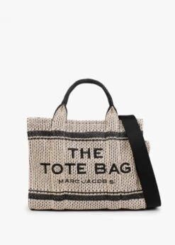 Marc Jacobs The Small Jacquard Natural Woven Tote Bag