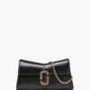 Marc Jacobs The ST. Marc Convertible Black Leather Clutch Bag