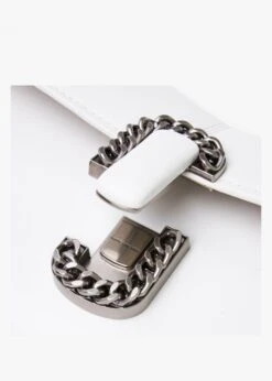 Marc Jacobs The ST. Marc Convertible White Leather Clutch Bag -Daniel Footwear Shop mj the st marc clutch p136038 201019 image