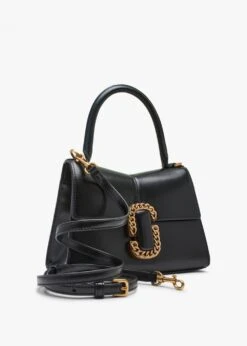 Marc Jacobs The ST. Marc Top Handle Black Leather Bag -Daniel Footwear Shop mj the st marc p138518 201303 image