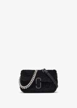 Marc Jacobs The Teddy J Marc Mini Black Shoulder Bag