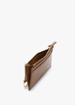 Marc Jacobs The Leather Top Zip Argan Oil Wristlet Wallet -Daniel Footwear Shop mj top zip wristlet wallet p134691 197800 image