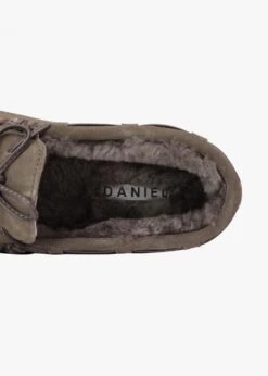 Moccy Grey Suede Moccasin Slippers -Daniel Footwear Shop moccy p135827 203024 image