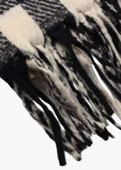 Multicoloured Check Cashmere Blend Wrap -Daniel Footwear Shop multicoloured check cashmere blend wrap p143809 217740 image