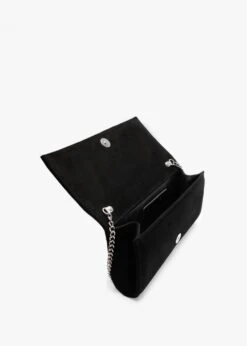Nadia Black Suede Embellished Evening Bag -Daniel Footwear Shop nadia bag p134782 197885 image